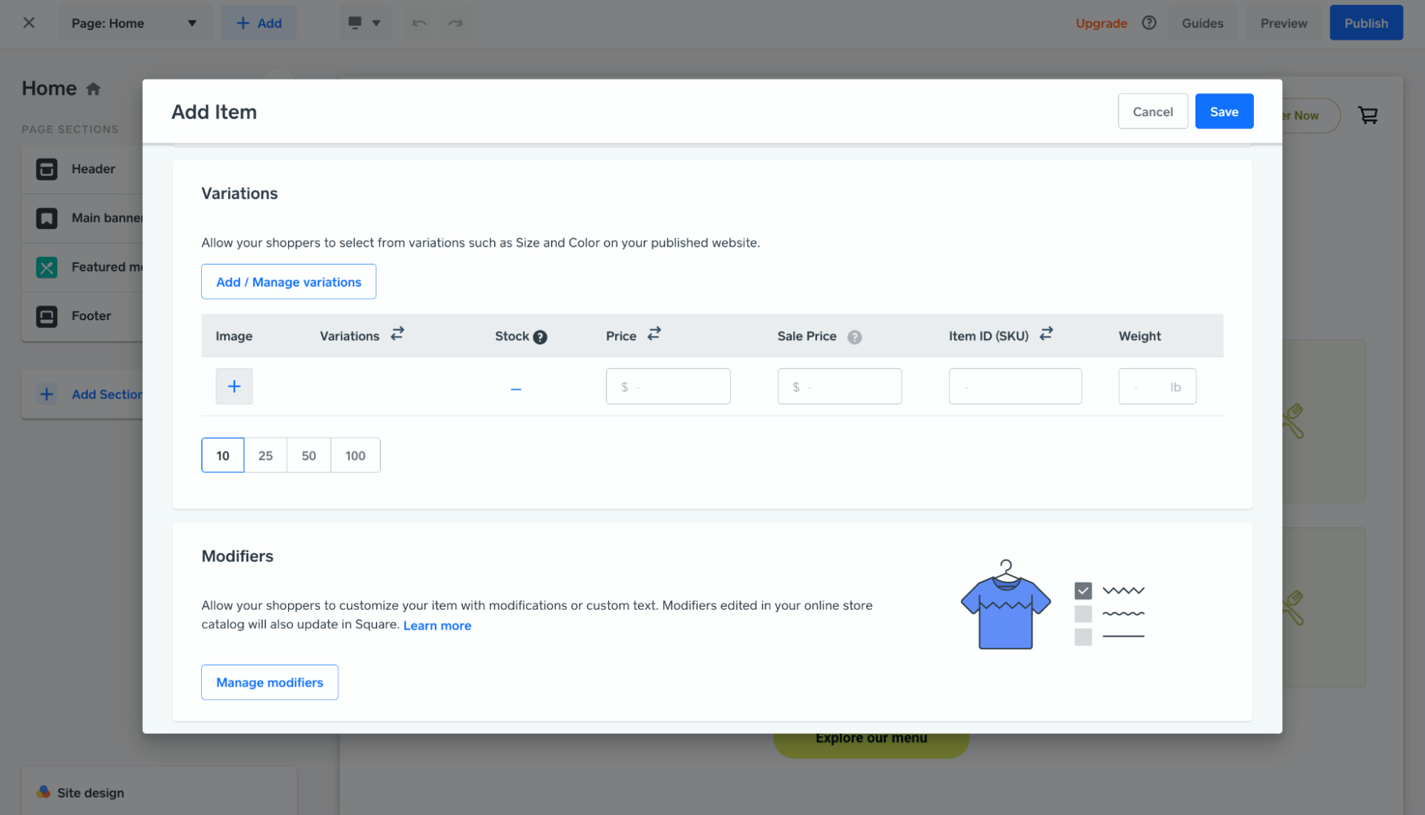 best ecommerce platforms - square online
