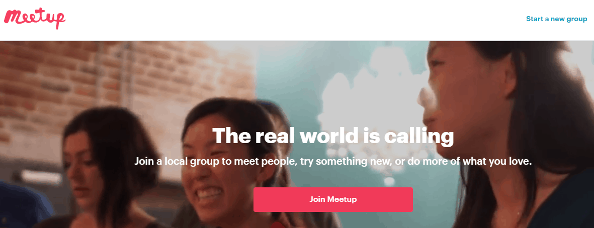 Eventbrite alternative - Meetup