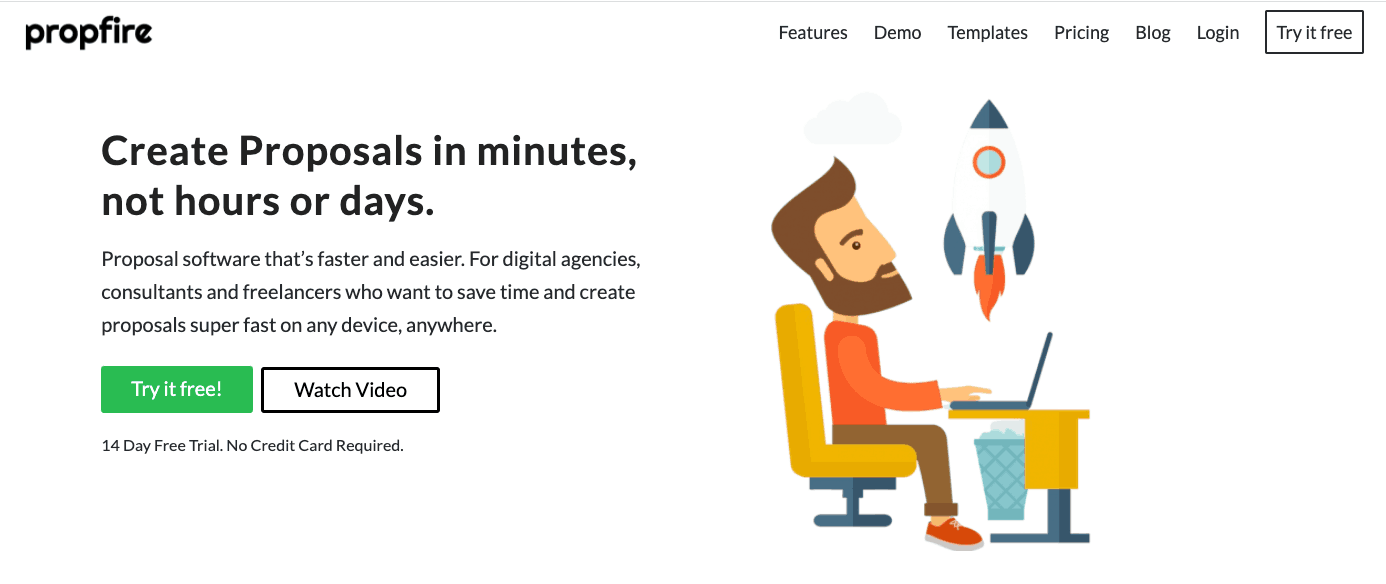 Proposal software - Propfire