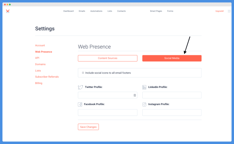 SendFox - Web Presence, social media
