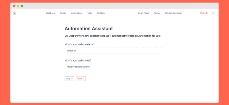 Automation creation 1