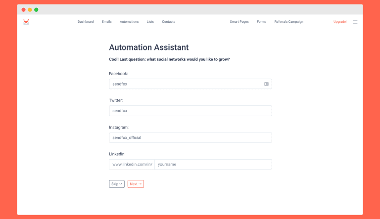 Automation creation 2