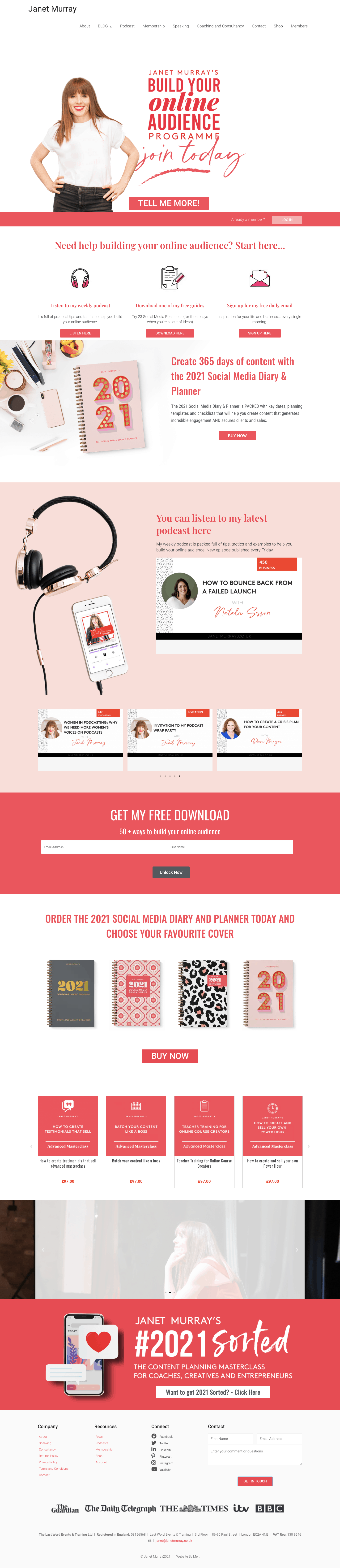 Best Homepages Online - Janet Murray