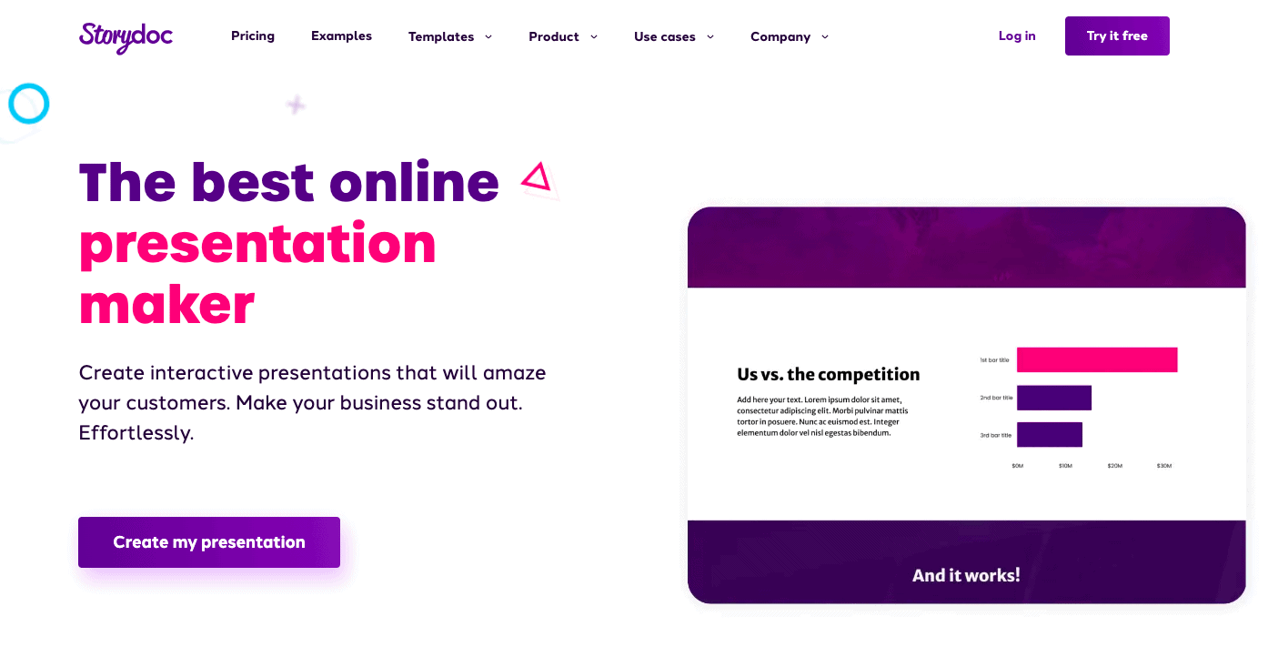StoryDoc's homepage