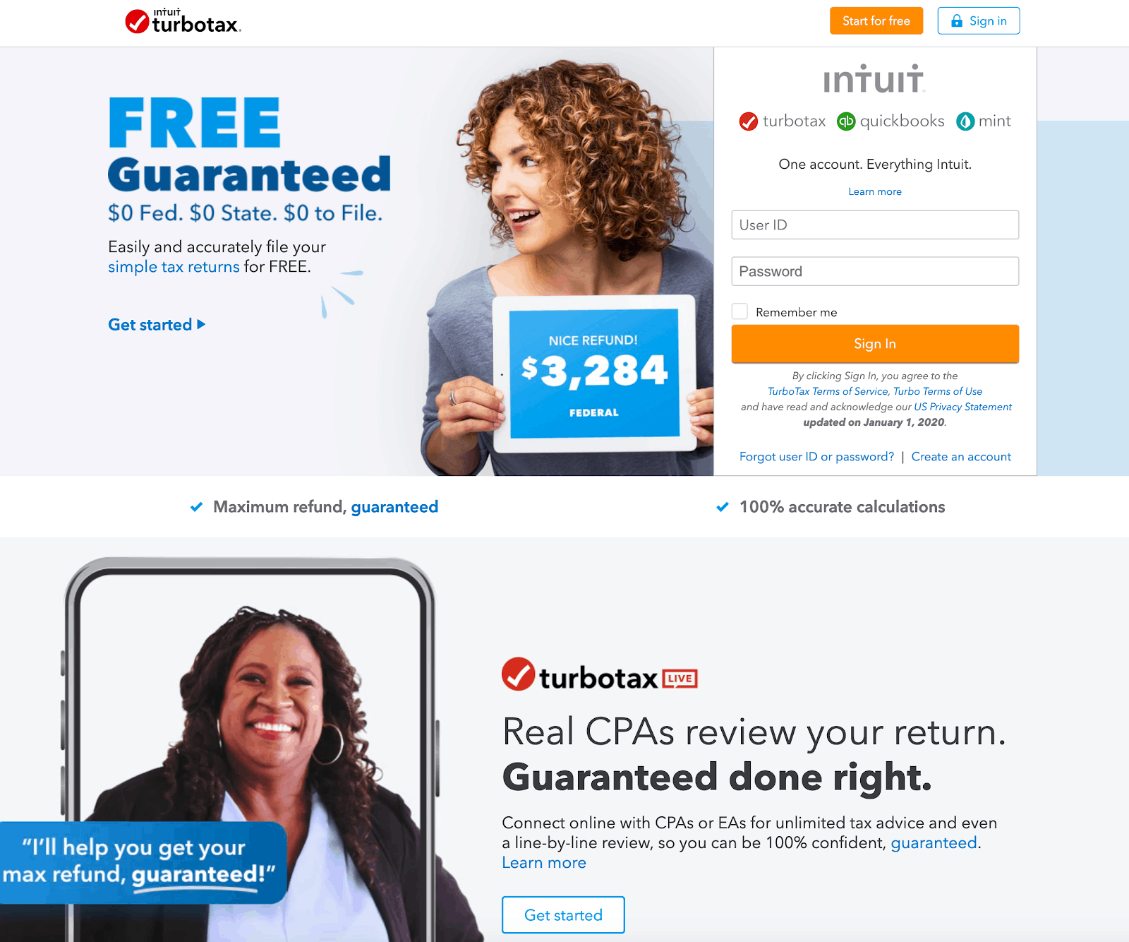 Best Homepages Online - TurboTax