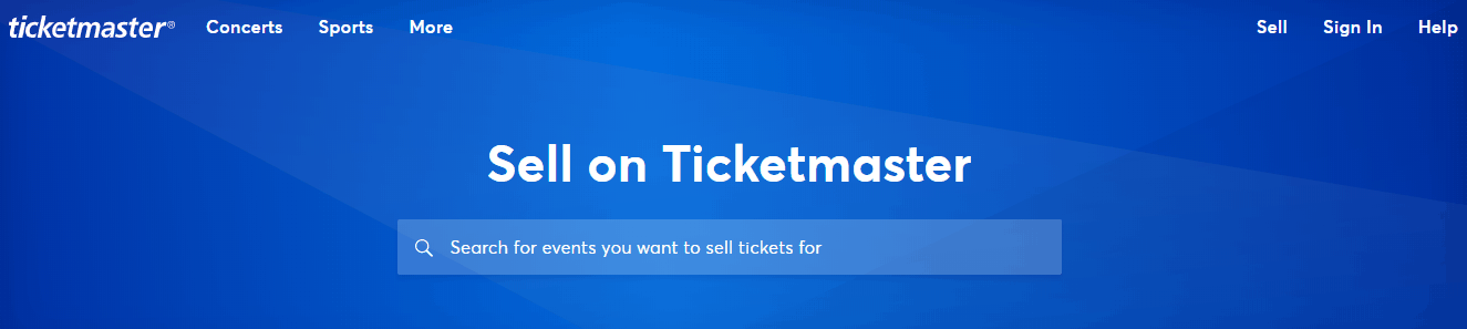 Eventbrite alternative - Ticketmaster