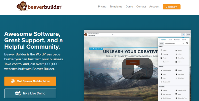 beaver builder | landing page builder
